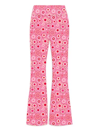 Image of Deerose Girls Halloween Hippie Bell Bottom Pants High Waist Flare Pants 5-14 Years