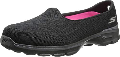 Skechers Performance Women's Go Walk 3 Insight Slip-On Walking Shoe,Black,7 M US