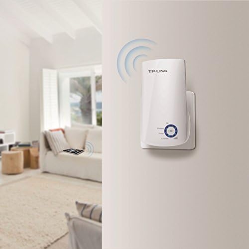 TP-Link N300 Universal Wireless Wi-Fi Range Extender, Wall Plug, Plug and Play, Smart Signal Indicator Light (TL-WA854RE)