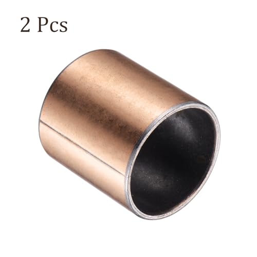 Kozelo 2 Stück Gleitlager - [32mm Bohrungsdurchmesser x 36mm Außendurchmesser x 40mm Länge] Gewickelte ölfreie Buchsen für den Einsatz in industriellen Geräten, Bronze