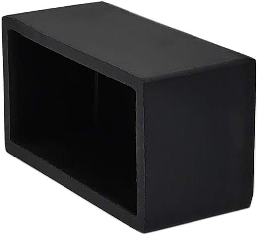 Chair Leg Protectors,Chair Leg Floor Protectors, Chair Leg Caps Furniture Table Covers Flexible Non-Marking PVC Square Chair Leg Floor Protectors(25 * 50mm)