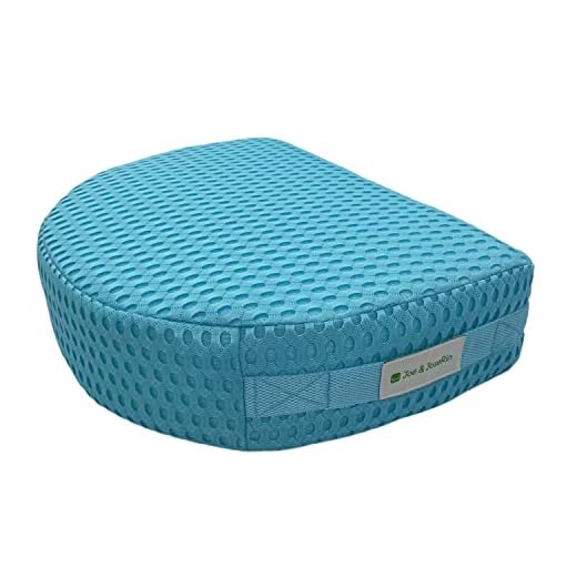 Joe & JoseRin 4D Air Mesh Hot Tub Booster Seat, 15 x 12 x 5 Inches Seat Cushion, Hot Tub Pillow with Non-Slip Micro Dot Bottom and 5 Weighted Sections, Quick Drying Hot Tub Accessories
