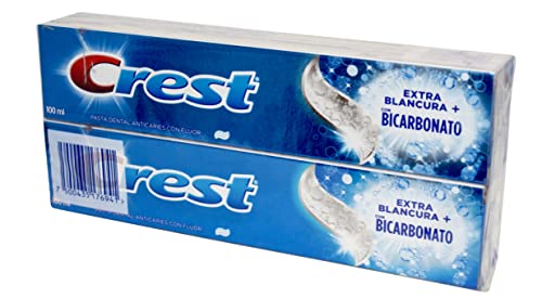 Crest Extra Blancura contre le jaunissement des dents dentifrice bicarbonate