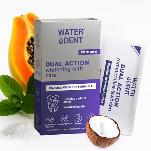 Whitening & Remineralization Teeth Strips | 14-Treatment Kit for Sensitive