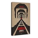 MESRYOJK Commuter Movie Canvas Poster Bedroom Decor Landscape Office Room Decor Gift Frame-style12x18inch(30x45cm)