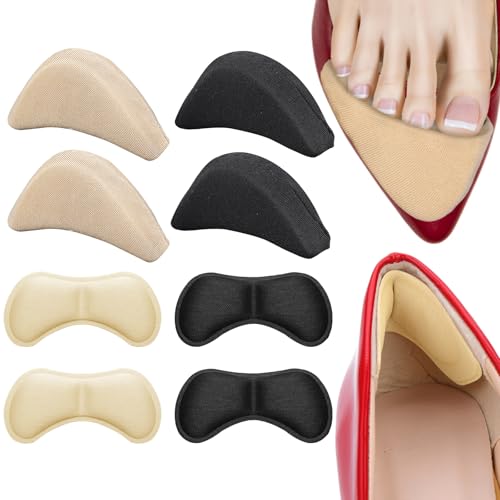 ElevateTech 4 pares de rellenos para zapatos y almohadillas para talón miniatura 5