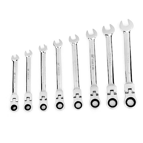 OSALADI Llaves De Trinquete Juego Llaves Vaso Llaves Fijas Con Carraca Llave De 8 Mm Llave De Carraca 8mm Llave Inglesa De 8 Mm Llave De Cabeza Flexible 8mm Caja De Herramientas Mecánico