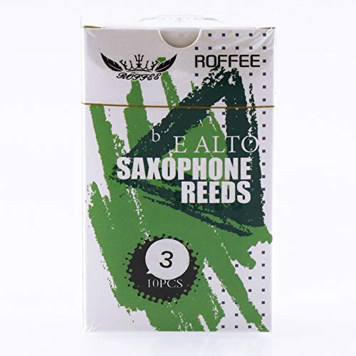 ROFFEE Aguja para saxofón alto de 3,0, 10 unidades por caja, paquete individual Cover