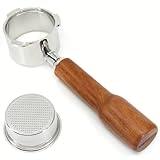ONEMAXGO 51mm Bottomless Portafilter for CASABREWS CM5418 & 3700 Essential Espresso Machines, Stainless Steel Single Wall Double Shot Filter Basket Included