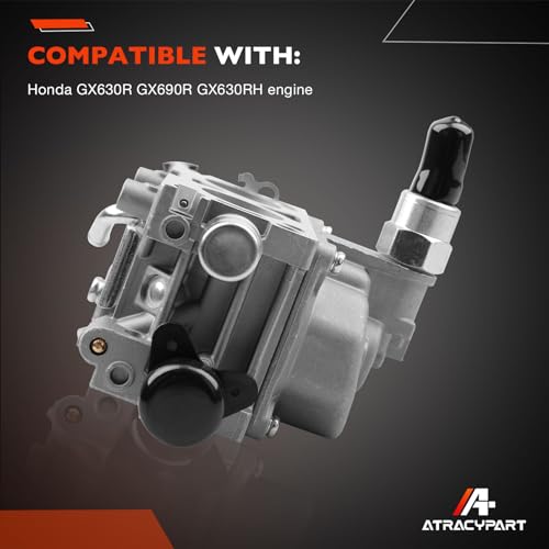 Image of Carburetor Tune Up Kit Compatible with Honda GX630 GX630R GX630RH GX660 GX660R GX660RH GX690 GX690R GX690RH V-Twin Engines, Replace 16100-Z9E-033 16100-Z9E-023 16100-Z9E-003, Includes Fuel Pump