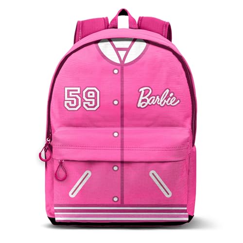 Barbie Varsity-Mochila HS Fan 2.2, Rosa, 31 x 44 cm, Capacidad 24 L