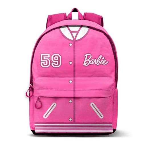 Barbie Varsity-Mochila HS Fan 2.2, Rosa, 31 x 44 cm, Capacidad 24 L