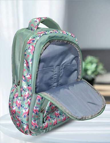 Image of PB Pearlbags LARSEN 21L Printed Casual Backpack,3 Compartment,Premium Fabric,Water Resistant Anti Theft,School & College Bag for Boys and Girls,Office & Travel Bag for Men and Women,46X31X15 Cms
