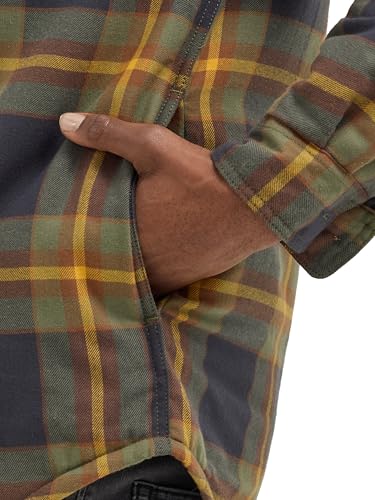 image for Wrangler Authentics Men's Long Sleeve Quilted Lined Flannel Shirt Jack