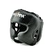 MaxxMMA Headgear L/XL Boxing MMA Training Kickboxing Sparring Karate Taekwondo (Black)