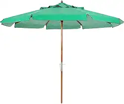 Bel - Ombrellone Central Positano em Madeira 2,40 metros Verde