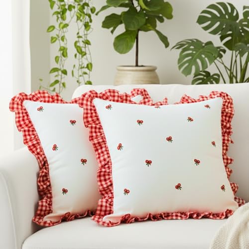 Best Decorative Cushion Covers: Cotton vs Velvet 59 Sleepy Threads Cotton Cushion Cover 16x16 Inches (Set of 2) | Cut...