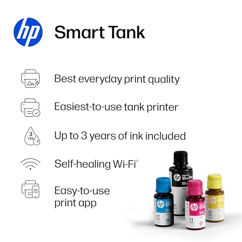 HP Smart Tank 7305 All in One Printer | Perfect for Home | Colour | Wireless | Print, Scan, Copy | Includes up to 3 Years of Ink | Refillable | Document Feeder | 2-Sided Printing | Easy Setup - Image 4