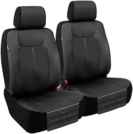 LPI Truck Heavy Duty Front Seat Covers For Full-Size Trucks & SUVs - Waterproof, Padded, With Storage Pockets (2-Pack)