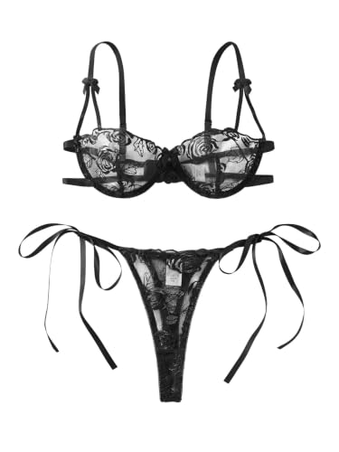 Image of Lilosy Sexy Lingerie Set 2 Piece Women Bra and Panty