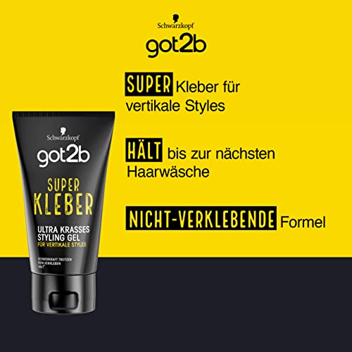 Got2b gel super colle 150 ml fixation forte pour coiffage