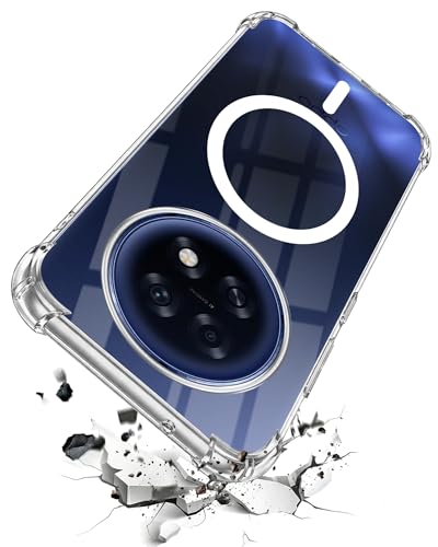 Image of Jkobi Shockproof Crystal-Clear Back Cover for Oppo F31 Pro Plus (Magsafe Wireless Support | Drop & Camera Protection | Hard Polycarbonate)