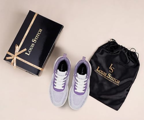 Image of LOUIS STITCH Women's Lightweight Athleisure Sport Shoes | Lightweight Casual Sneakers | Lace-Up Sneaker and Athleisure Wear| Perfect for Casual, Gym & Travel Wear | LSLD-ATH