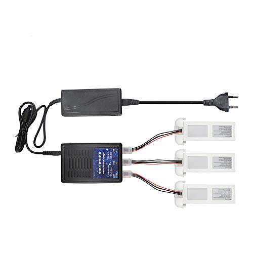 Preisvergleich Produktbild Baslinze Ersatzteile Zubehör Drone, Smart Balace Ladegerät + 3PC Batterie verbundenes Kabel Kompatibel mit XiaoMi Fimi A3 Quadcopter