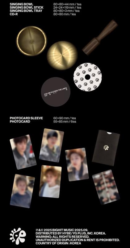 CORTIS Album - COLOR OUTSIDE THE LINES Singing Bowl ver.+Pre Order