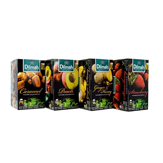Dilmah Fun Flavored Tea Variety Pack (80 Tea Bags)