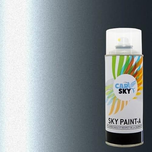 Carsky Spray Paint Compatible with Kia Kompass Blue Met 3A and Gloss Varnish 2 x 400 ml
