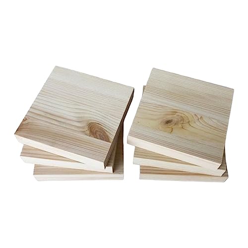 Amazon.co.jp: 北欧パイン集成材 25mm厚 100mm×100mm 6枚セット