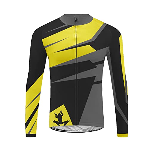 UGLY FROG H10ZRMens Cycling Top Winter Fleece Cycling Clothing Warm Jacket & Jersey Outdoor Sportwear