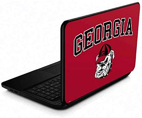 Skinit Decal Laptop Skin Compatible with 15.6 in 15-d038dx - Officially Licensed College Georgia Bulldogs Design