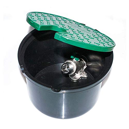 Irritec ronde bekken met metalen ventiel 3/4" voor dubbele ingang