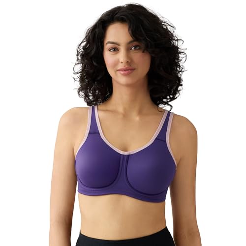 Image of Wacoal Women's Simone Sport Unlined Full Coverage Underwire Sports Bra, 855170