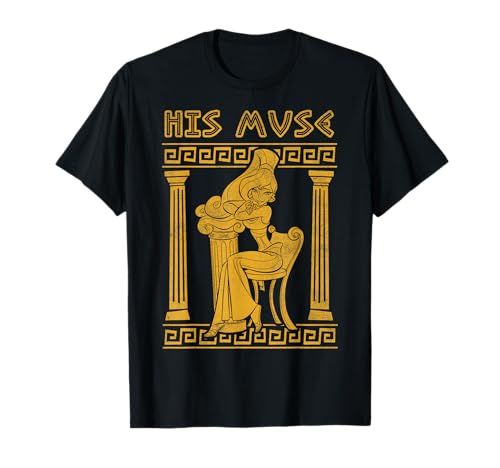 Disney Hercules Valentine's Day Megara His Muse Greece Pose T-Shirt