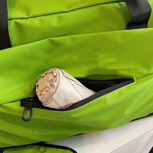 Sac de voyage argenté résistant à l'eau pour week-end et sport