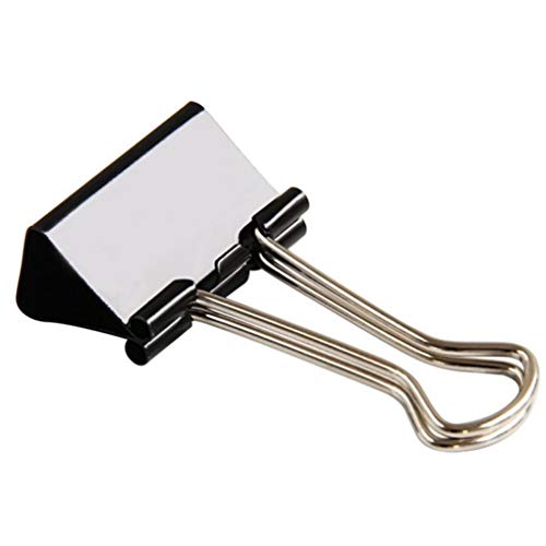 48 Pcs Large Binder Clips 1.61 inch Paper Clamps Clips Black Binder Clips Office Home Use