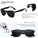 Polarized Sunglasses for Men Retro - FEIDU Polarized Retro Sunglasses for Men FD2149 (black-matte)