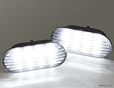 Smoked White Led Side Marker Lights Pair For 99 to 04 Golf Jetta Bora 98 to 04 Passat B5 B5.5