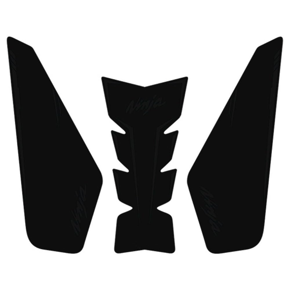 Autocollant réservoir Kawasaki NINJA 400 noir protection antidérapante