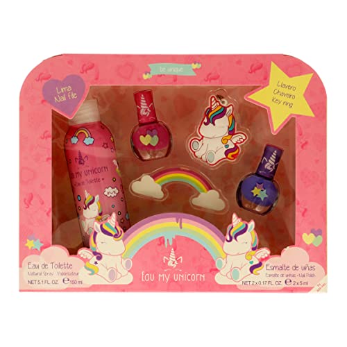 MY UNICORN pack colonia 150 ml + 2 esmaltes uñas + llavero