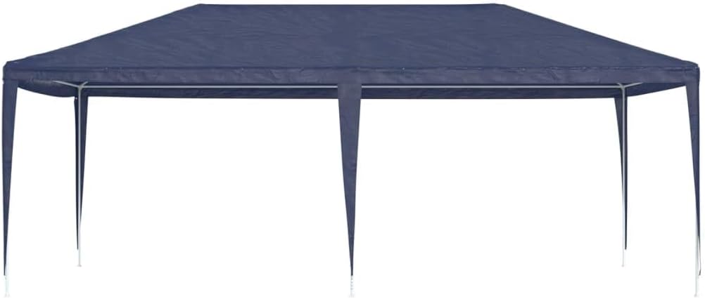 Durable Blue Outdoor Party Tent 20x20 ft with UV-Resistant Polyethylene Cover Quick 2-Person Setup for Weddings Festivals and Corporate Events Spacious Shelter for Up to 30 Guests