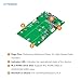 UCTRONICS PCIe to M.2 Adapter for Raspberry Pi 5, Supports M.2 NVMe (M-Key) Drives in 2230/2242/2280 Sizes, PCIe Gen2/Gen3 Compatible