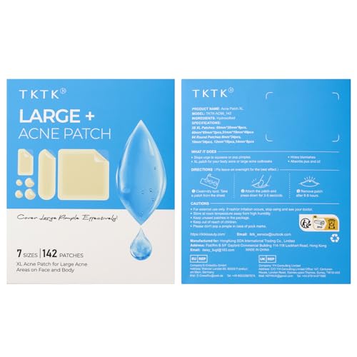 TKTK Large Pimple Patches — 142 Count, 7 Sizes — view 9