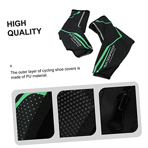 1 par Cubrezapatos Ciclismo Unisex Impermeable Reflector miniatura 6