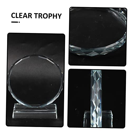 Toddmomy 4 Peças Troféu De Cristal Em Branco Decoração De Mesa Decoração De Mesa Decoração Infantil
