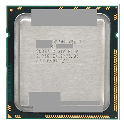 Serveur CPU Xeon X5647 Processeur Quad Core LGA1366 pour Mise à Niveau Informatique