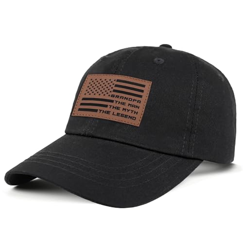 Image of Grandpa Hats for Men, Birthday Gifts for Grandpa, Gift from Grandkids, Funny Trucker Hat Baseball Cap